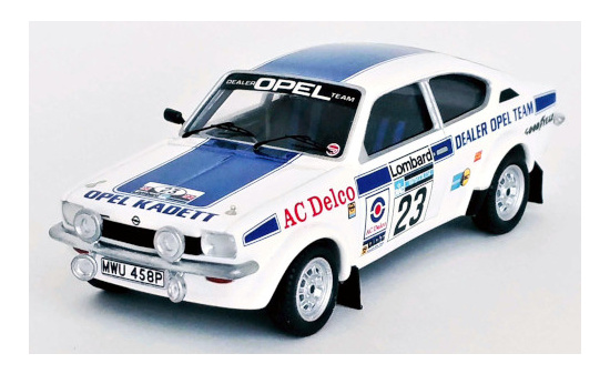 Trofeu DSN-32 Opel Kadett C GT/E, RHD, No.23, AC Delco, Rallye WM, RAC Rallye, T.Pond/D.Richards, 1975 1:43