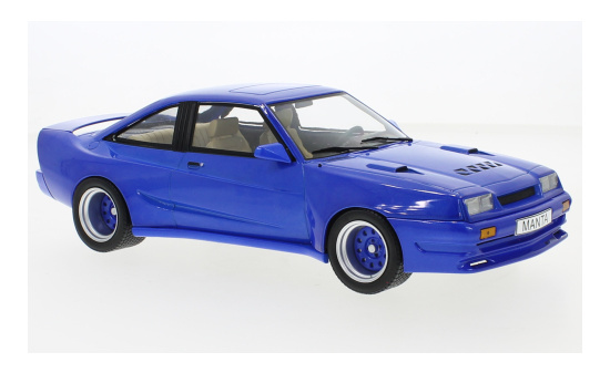 MCG 18382 Opel Manta B Mattig, metallic-blau, 1991 1:18