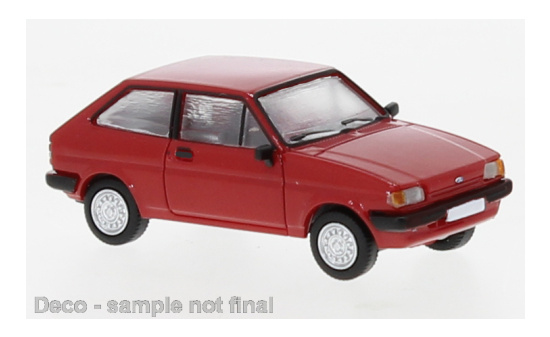 PCX87 PCX870278 Ford Fiesta MK II, rot, 1985 1:87