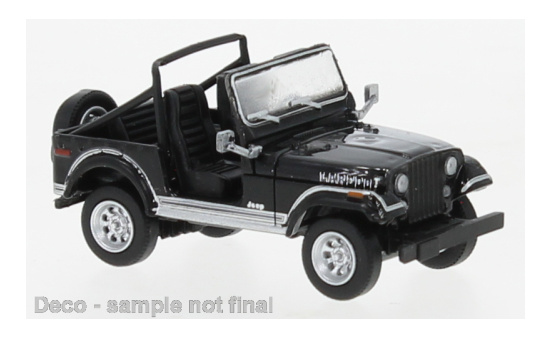 PCX87 PCX870312 Jeep CJ-7 Laredo, schwarz, 1980 1:87