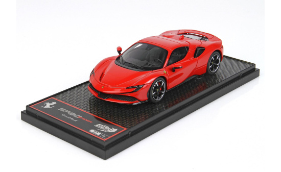 BBR BBRC249C1 Ferrari SF90 Spider - CLOSED ROOF - Rosso Corsa 322 1:43