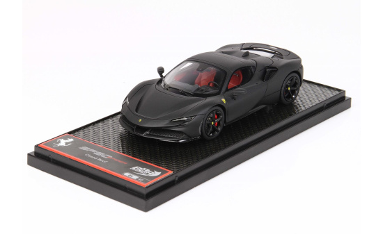 BBR BBRC249MB Ferrari SF90 Spider - CLOSED ROOF - Matt Black 1:43