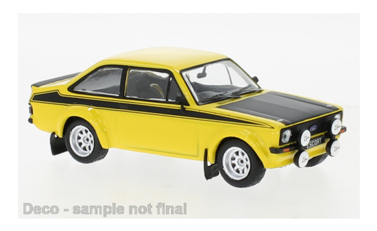 IXO CLC450N22 Ford Escort MK II RS 1800, gelb/schwarz, 1976 1:43