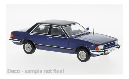 IXO CLC451N22 Ford Granada MK II 2.8 GL, metallic-blau/schwarz, 1982 1:43