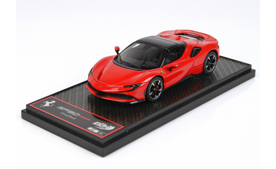 BBR BBRC249C Ferrari SF90 Spider - CLOSED ROOF - Rosso Corsa 322 1:43