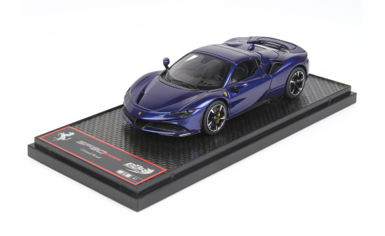 BBR BBRC249B1 Ferrari SF90 Spider - CLOSED ROOF - Electric Blue 1:43