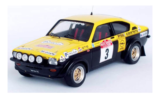 Trofeu DSN-37 Opel Kadett C GT/E, No.3, Rallye WM, Rallye San Remo, A.Ballestrieri/S.Maiga, 1976 1:43