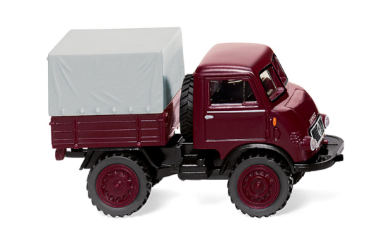 Wiking 036805 Unimog U 402 - weinrot 1:87