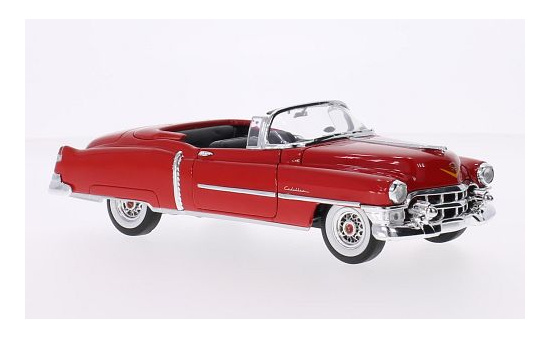 Welly 22414C-W-RED Cadillac Eldorado Convertible, rot, 1953 1:24