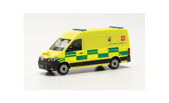 Herpa 096874 MAN TGE Krankentransportfahrzeug Belgien 1:87