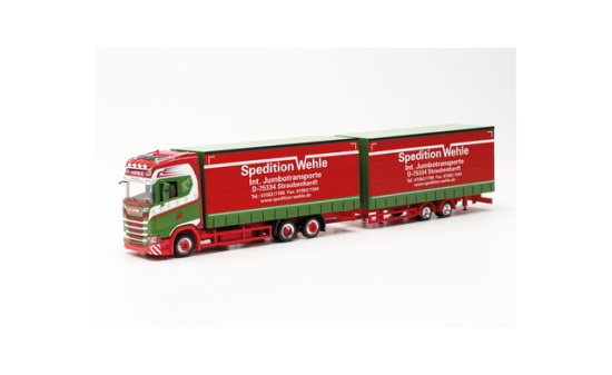 Herpa 315425 Scania CS 20 HD Volumen-Hängerzug Spedition Wehle (Baden-Württemberg/Straubenhardt) - Vorbestellung 1:87