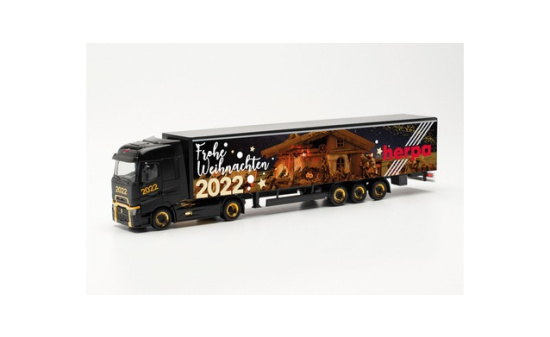 Herpa 315470 Renault T facelift Koffer-Sattelzug 15m Herpa Weihnachtsmodell 2022 - Vorbestellung 1:87