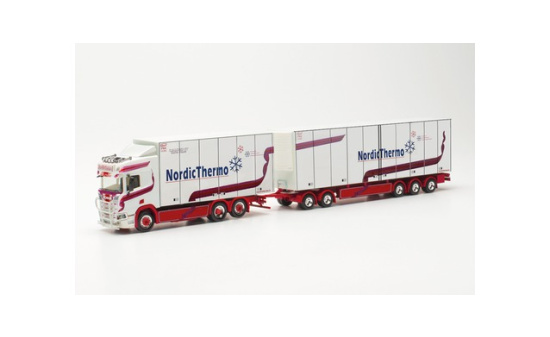 Herpa 315550 Scania CR 20 HD Schwedencombi Salonen/Nordic Thermo (Finnland/Kannus) - Vorbestellung 1:87