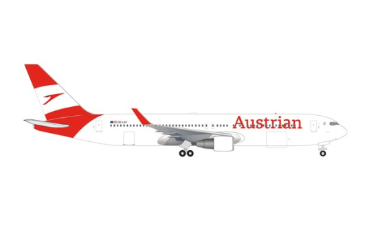 Herpa 536509 Austrian Airlines Boeing 767-300 - new colors OE-LAY Japan 1:500
