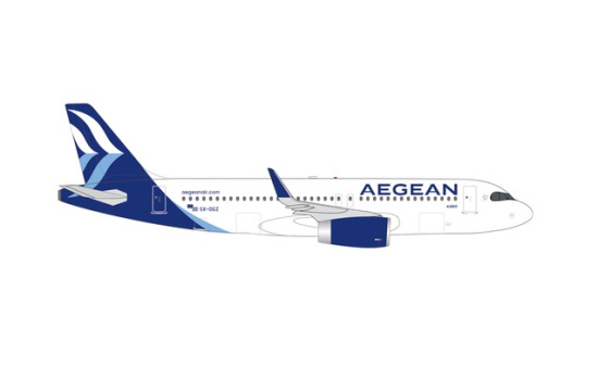 Herpa 536547 Aegean Airlines Airbus A320 SX-DGZ - Vorbestellung 1:500