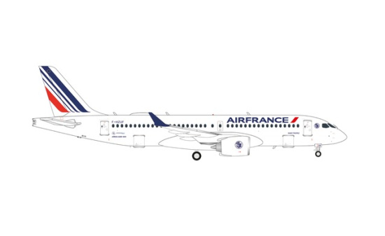 Herpa 571951 Air France Airbus A220-300 F-HZUF Saint-Tropez 1:200