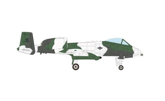 Herpa 572347 U.S. Air Force Fairchild A-10A Thunderbolt II - 18th Tactical Fighter Squadron,
343rd Composite Wing, Eielsen Air Base, Exercise Cool Snow Hog, Alaska
1982 80-0221 - Vorbestellung 1:200