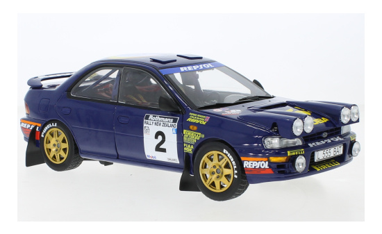 Sun Star 5521 Subaru Impreza 555, No.2, Rally Neuseeland, mit Decals, C.McRae/D.Ringer, 1994 1:18