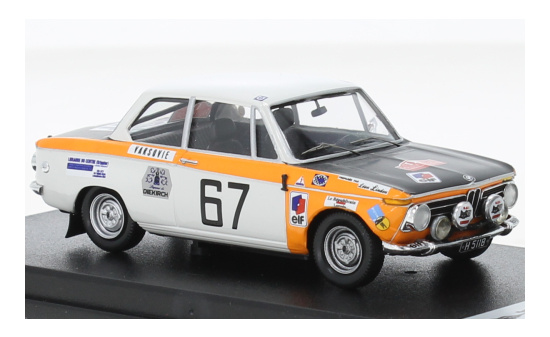 Trofeu RRFR47 BMW 2002 ti, No.67, Rallye Monte Carlo, N.Koob/N.Demuth, 1972 1:43