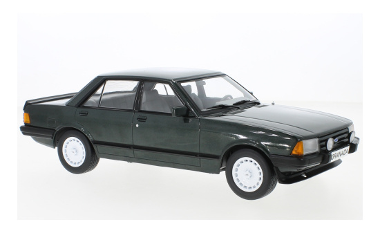 MCG 18263 Ford Granada MK II 2.8 Injection, metallic-dunkelgrün, 1982 1:18