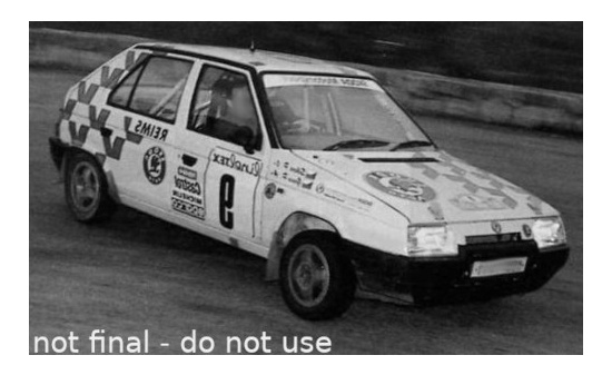 IXO RAC414A22 Skoda Favorit, No.9, Rally WM, Rally Monte Carlo , P.Sibera/P.Gross, 1993 1:43