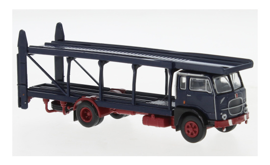 Brekina BRE58485 Fiat 642 Autotransporter - dunkelblau , dunkelrot 1:87