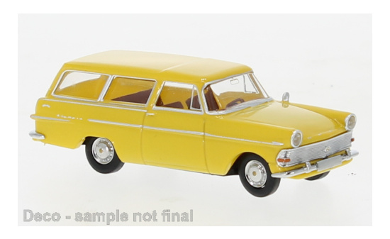 Brekina 20136 Opel P2 Caravan, gelb, 1960 1:87