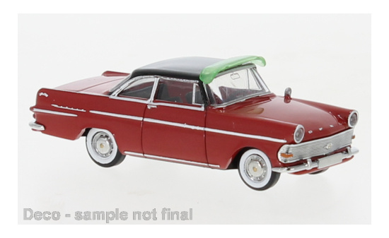 Brekina 20070 Opel P2 Coupe, rot/schwarz, 1960 1:87