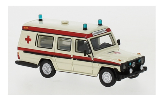 BoS-Models 87825 Mercedes G-Klasse Binz, beige, Ambulanz, 1985 1:87