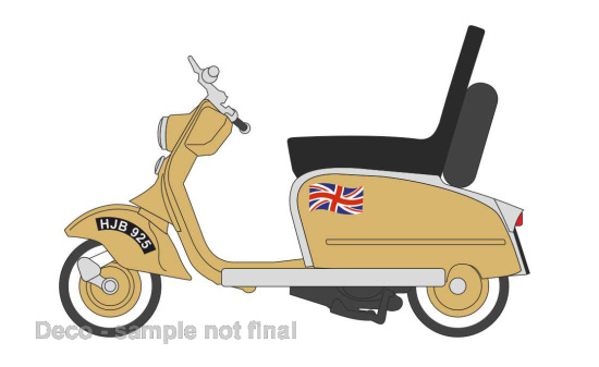 Oxford 76SC004 - Scooter, gold 1:76