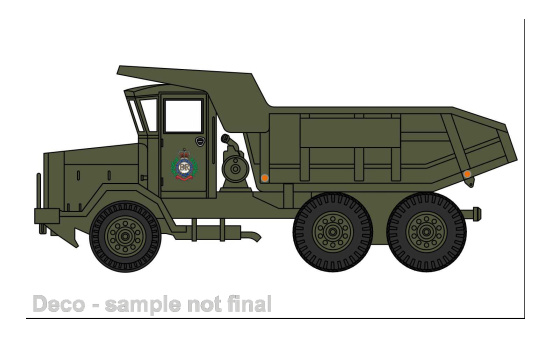 Oxford 76ACD003 Aveling Barford Dumper Truck, Royal Engineers 1:76