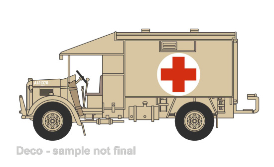Oxford OXF76K2001 Austin K2 Ambulance - RASC Katy Western Desert 1:76