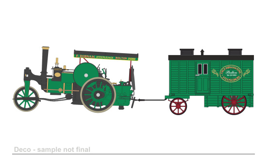 Oxford OXF76APR004 Aveling & Porter Road Roller - Fred Dibnah 1:76
