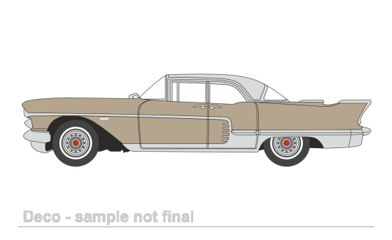 Oxford 87CE57004 Cadillac Eldorado Brougham, dunkelbeige, 1957 1:87