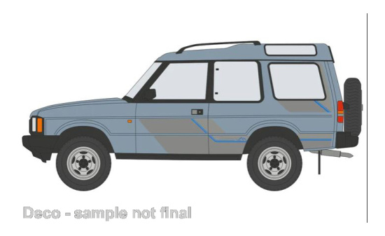 Oxford 43DS1002 Land Rover Discovery 1, hellblau, RHD 1:43