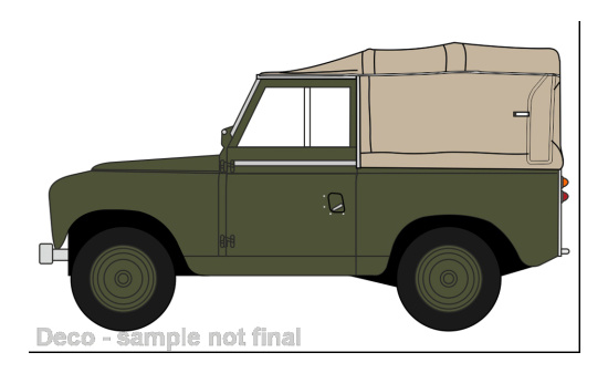 Oxford OXF43LR2S006 Land Rover Land Rover Series II SWB - REME 1:43