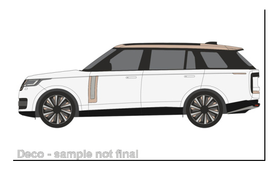 Oxford OXF76RR5L002 Land Rover Range Rover L460 LWB SV - weiss 1:76