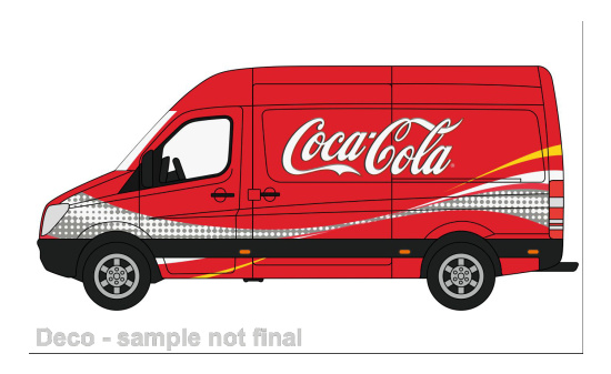Oxford OXF76MSV007CC Mercedes Sprinter - Coca Cola 1:76