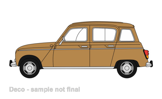 Oxford OXF76RN004 Renault 4 - dunkelbeige 1:76