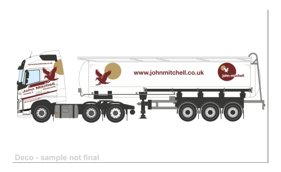 Oxford OXF76VOL4012 Volvo FH4 - John Mitchell 1:76