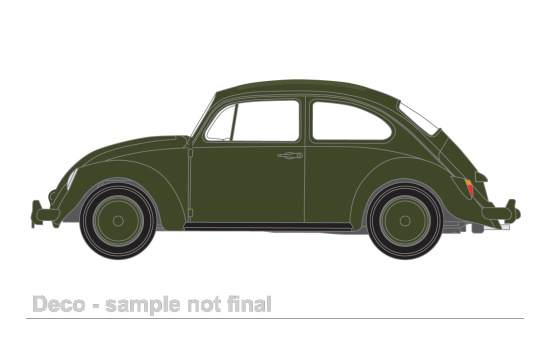 Oxford 76VWB012 VW Beetle, WRAC Provost - British Army of the Rhine 1:76
