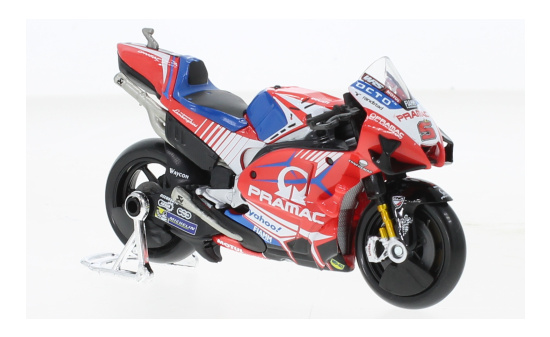 Maisto 36379Z Ducati Desmosedici GP21, No.5, Pramac Racing, MotoGP, J.Zarco, 2021 1:18