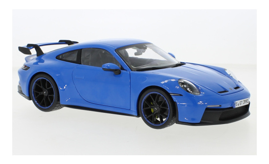 Maisto 36458BLUE Porsche 911 GT3 (992), blau, 2022 1:18