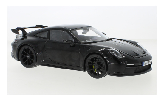 Maisto 36458BLACK Porsche 911 GT3 (992), schwarz, 2022 1:18