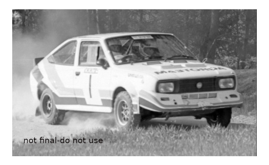 IXO RAC416C22 Skoda MTX 160 RS, No.1, Rally WM, Rally Pribram, V.Blahna/P.Schovanek, 1984 - Vorbestellung 1:43