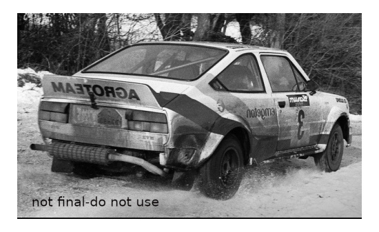 IXO RAC416A22 Skoda MTX 160 RS, No.3, Rally WM, Rallye Vala?skaá Zima, V.Blahna/P.Schovanek, 1984 - Vorbestellung 1:43