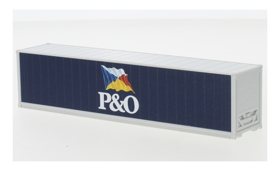 Brekina 10161 Container 40ft HC-Boxcontainer, P&O 1:87