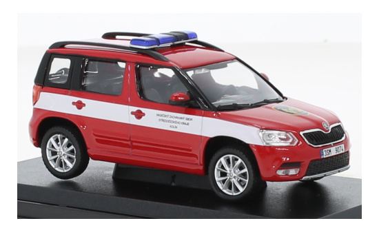 Abrex 143ABX-031XL Skoda Yeti FL, HZS Stredoceskeho Kraje Kolin, 2013 1:43