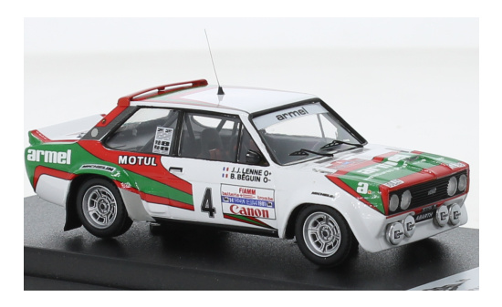 Trofeu RRIT11 Fiat 131 Abarth, No.4, Rallye Elba, B.Beguin/J-J.Lenne, 1981 1:43