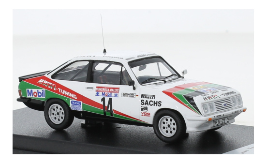 Trofeu RRDE39 Ford Escort MK II RS 2000, No.14, HWRT Tuning, Rallye DM, Rallye Hunsrück, M.Werner/M.Feltz, 1984 1:43